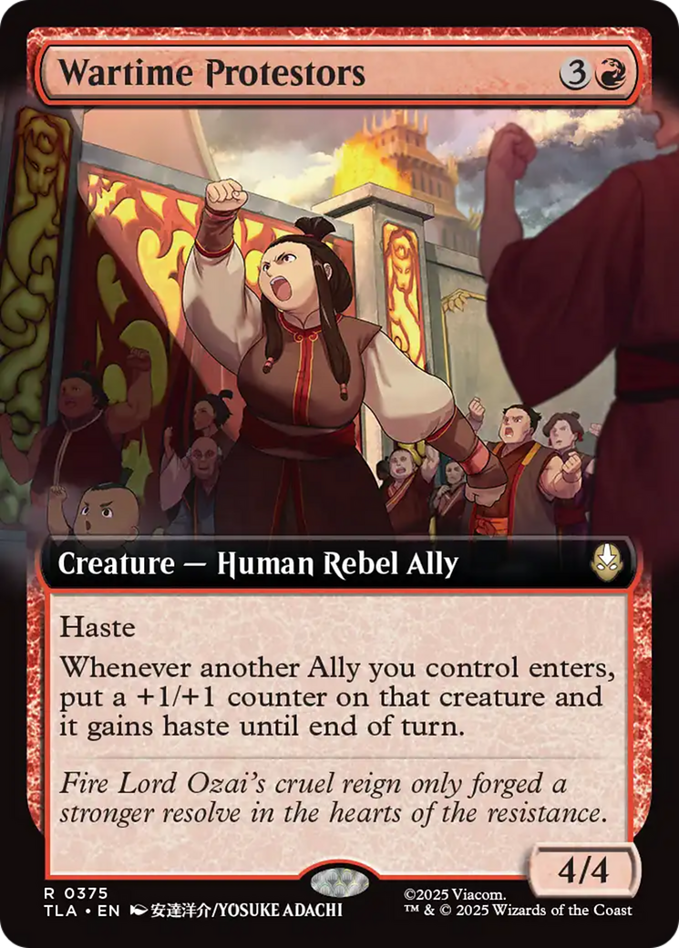 Wartime Protestors (Extended Art) [Avatar: The Last Airbender] | Exor Games Summserside