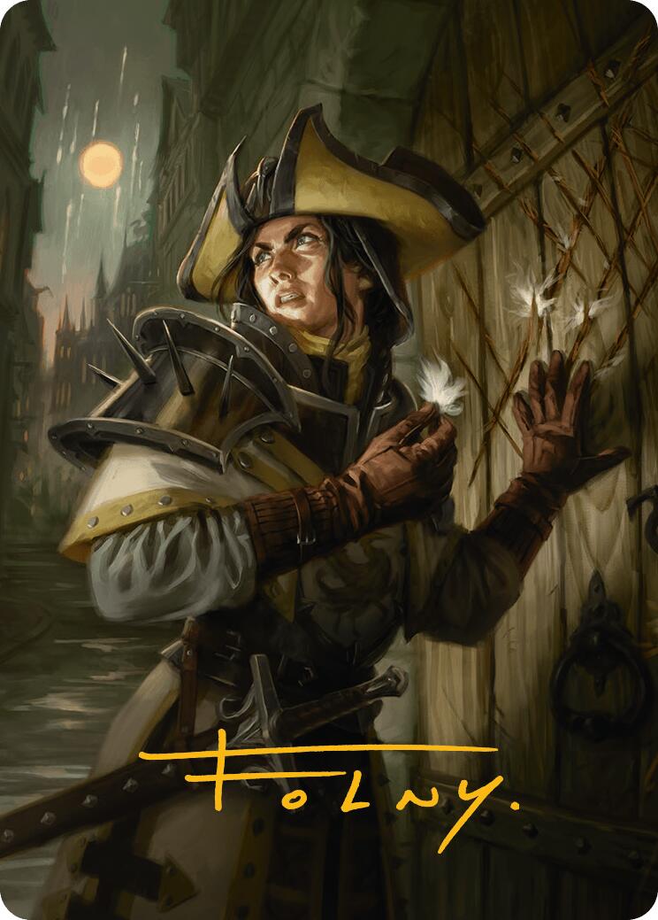 Thraben Inspector Art Card (Gold-Stamped Signature) [Innistrad Remastered Art Series] | Exor Games Summserside