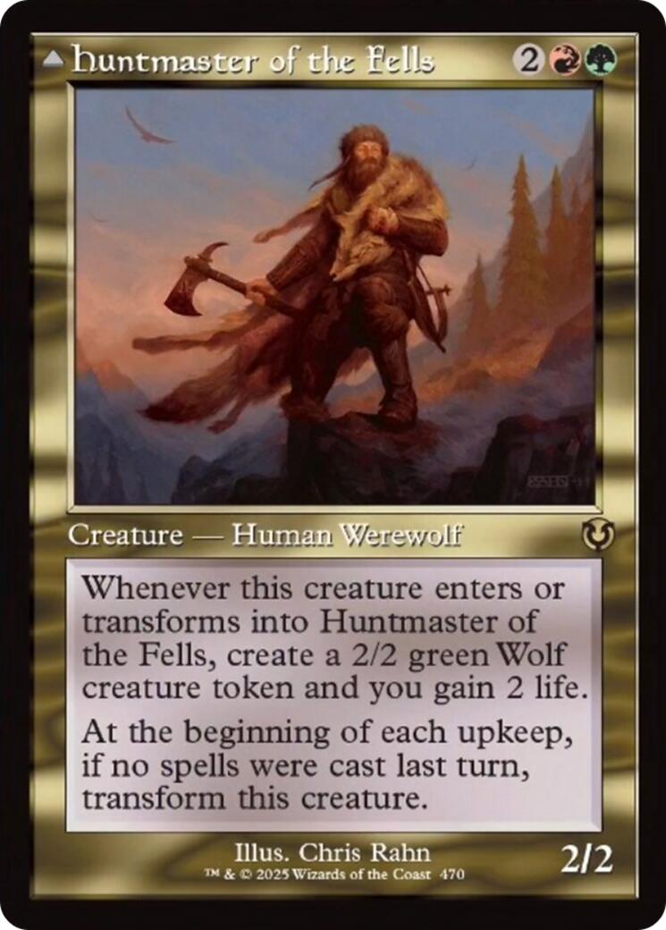 Huntmaster of the Fells // Ravager of the Fells (Retro Frame) [Innistrad Remastered] | Exor Games Summserside