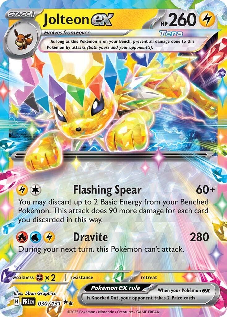 Jolteon ex (030/131) [Scarlet & Violet: Prismatic Evolutions] | Exor Games Summserside