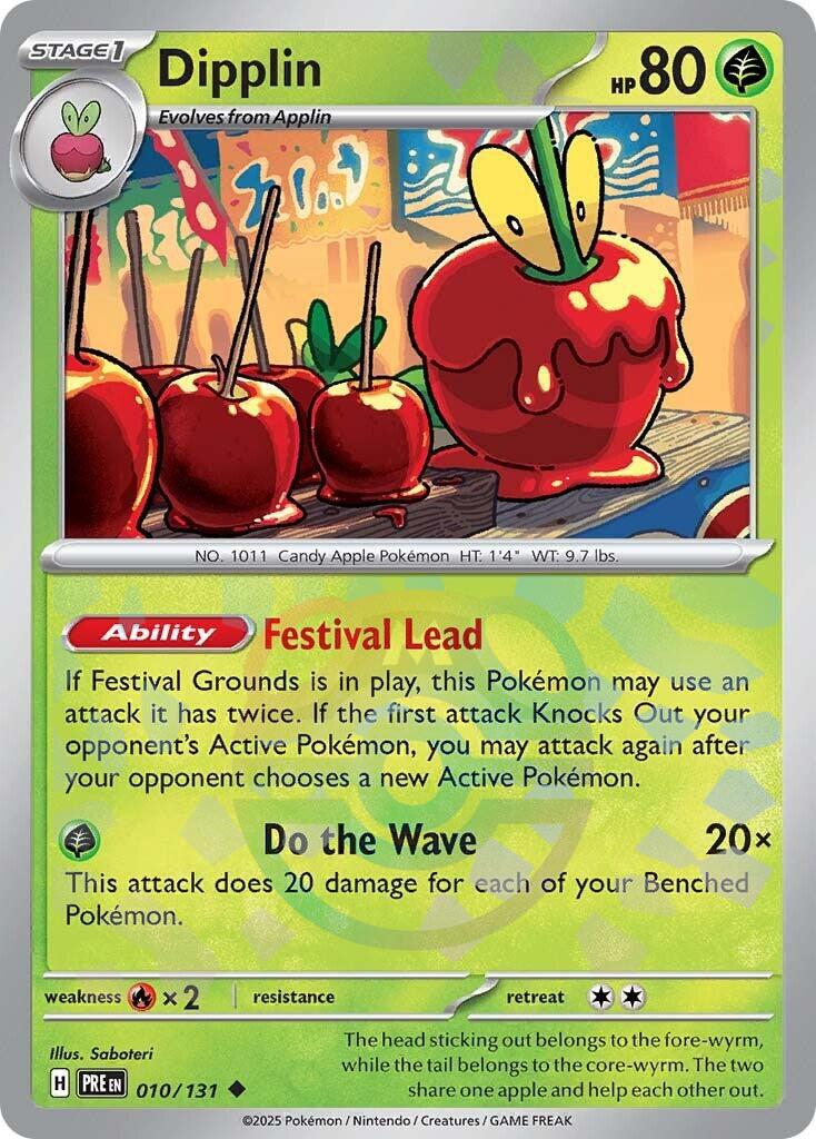 Dipplin (010/131) (Master Ball Pattern) [Scarlet & Violet: Prismatic Evolutions] | Exor Games Summserside