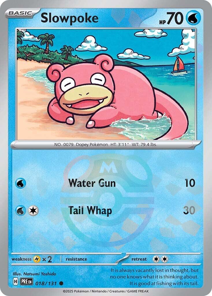 Slowpoke (018/131) (Master Ball Pattern) [Scarlet & Violet: Prismatic Evolutions] | Exor Games Summserside