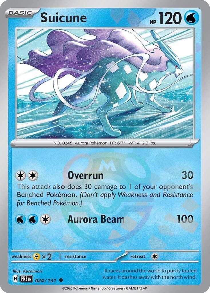 Suicune (024/131) (Master Ball Pattern) [Scarlet & Violet: Prismatic Evolutions] | Exor Games Summserside