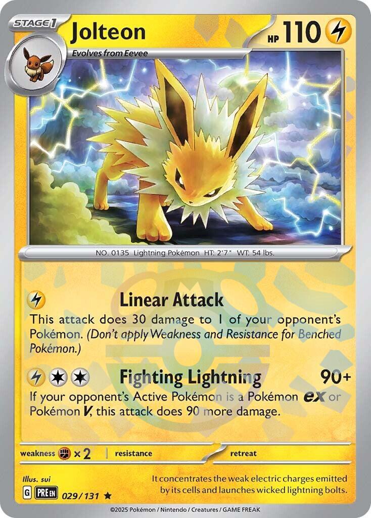 Jolteon (029/131) (Master Ball Pattern) [Scarlet & Violet: Prismatic Evolutions] | Exor Games Summserside