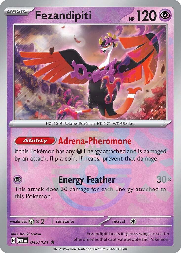 Fezandipiti (045/131) (Master Ball Pattern) [Scarlet & Violet: Prismatic Evolutions] | Exor Games Summserside
