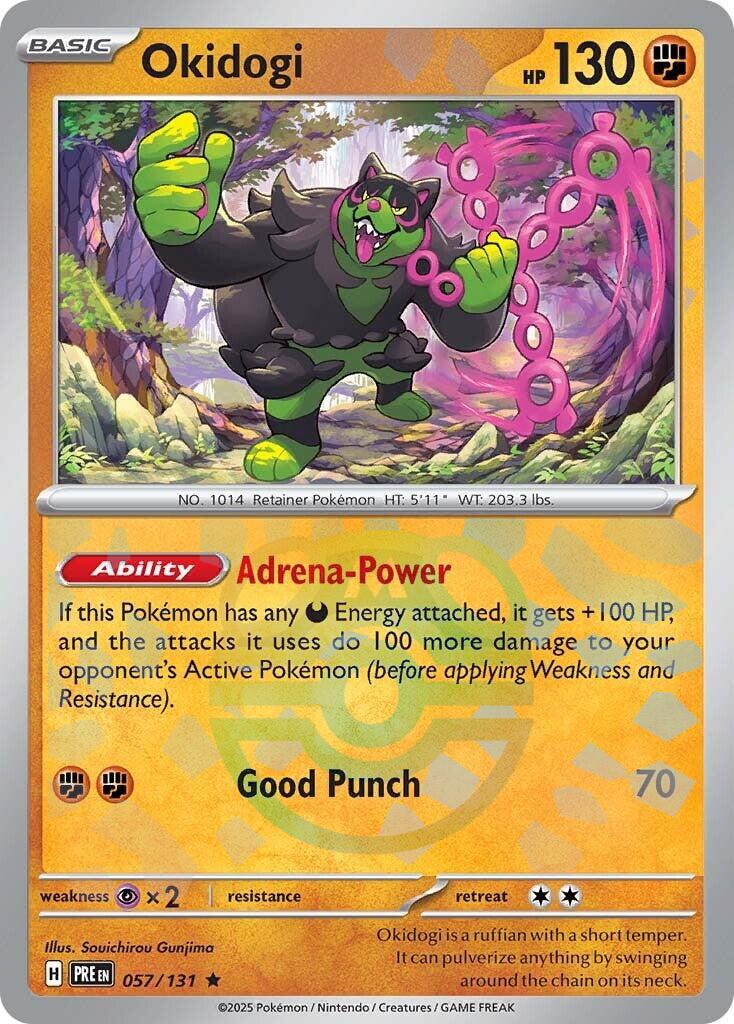 Okidogi (057/131) (Master Ball Pattern) [Scarlet & Violet: Prismatic Evolutions] | Exor Games Summserside