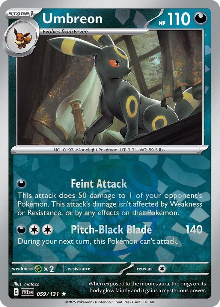 Umbreon (059/131) (Master Ball Pattern) [Scarlet & Violet: Prismatic Evolutions] | Exor Games Summserside