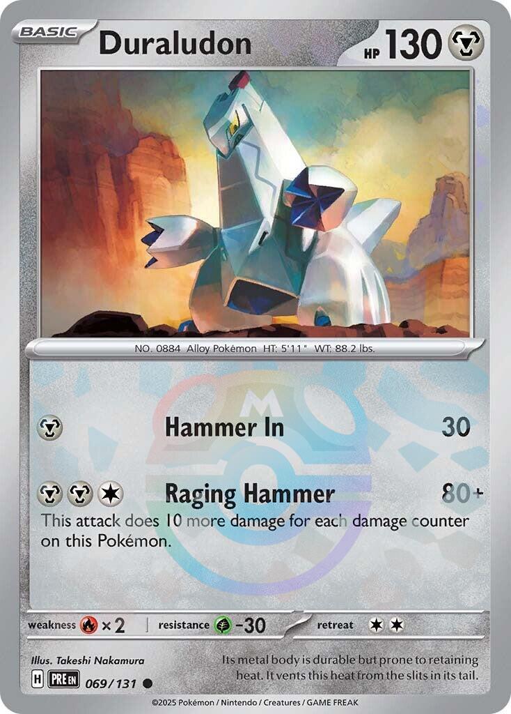 Duraludon (069/131) (Master Ball Pattern) [Scarlet & Violet: Prismatic Evolutions] | Exor Games Summserside