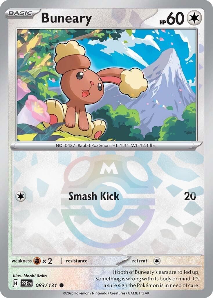 Buneary (083/131) (Master Ball Pattern) [Scarlet & Violet: Prismatic Evolutions] | Exor Games Summserside