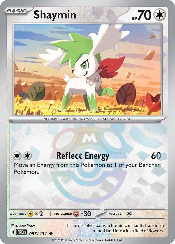 Shaymin (087/131) (Master Ball Pattern) [Scarlet & Violet: Prismatic Evolutions] | Exor Games Summserside