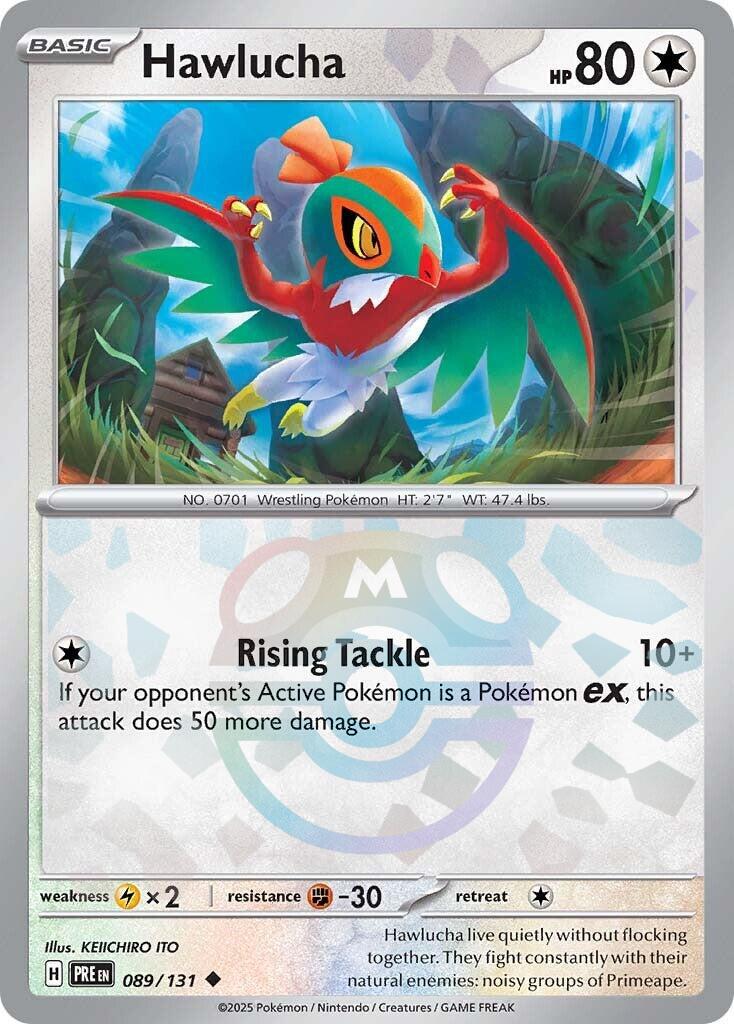 Hawlucha (089/131) (Master Ball Pattern) [Scarlet & Violet: Prismatic Evolutions] | Exor Games Summserside