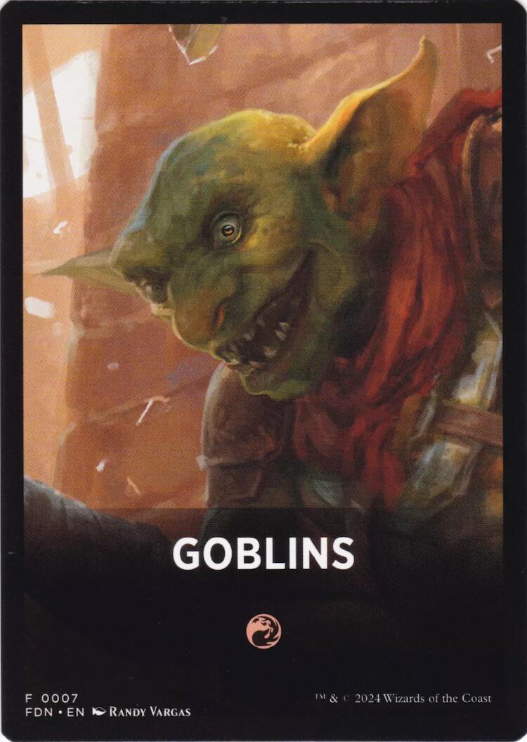 Goblins Theme Card [Foundations Tokens] | Exor Games Summserside