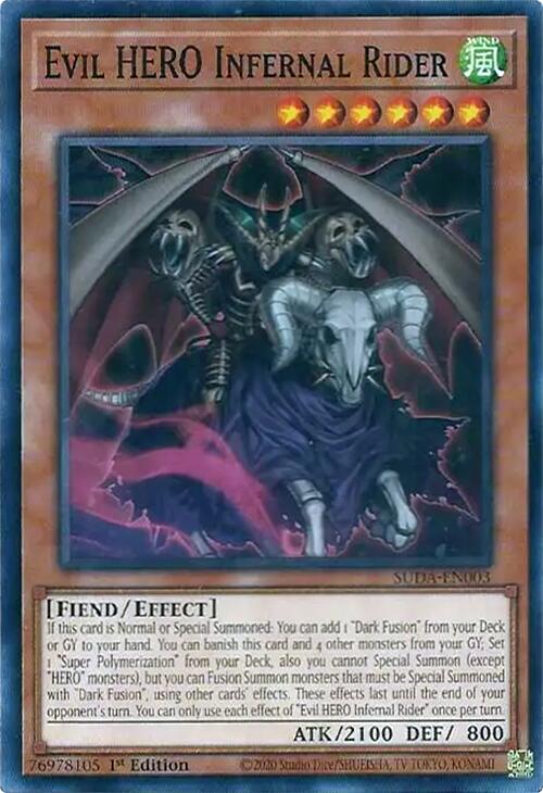 Evil HERO Infernal Rider [SUDA-EN003] Common | Exor Games Summserside