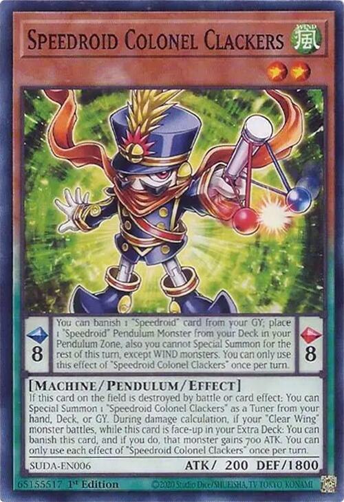 Speedroid Colonel Clackers [SUDA-EN006] Common | Exor Games Summserside