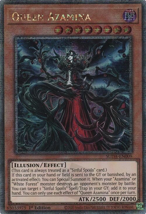 Queen Azamina (Quarter Century Secret Rare) [SUDA-EN009] Quarter Century Secret Rare | Exor Games Summserside