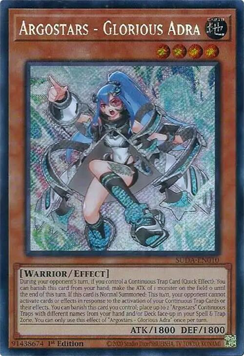 Argostars - Glorious Adra [SUDA-EN010] Secret Rare | Exor Games Summserside