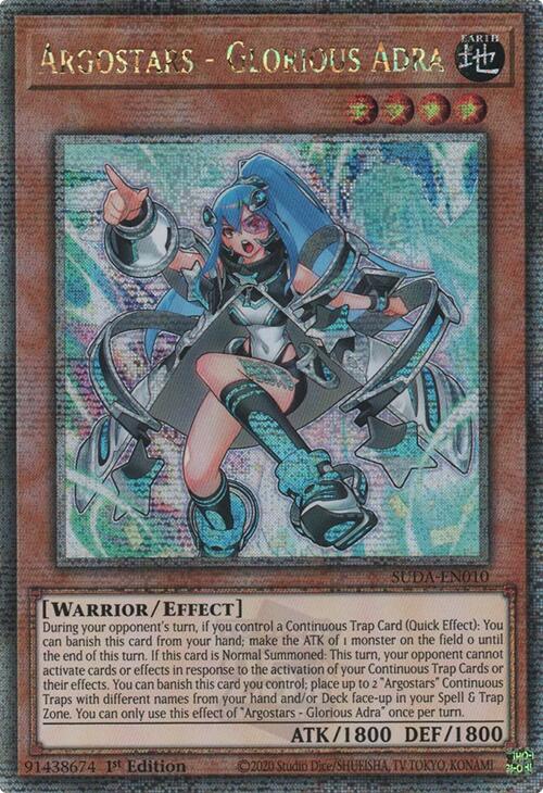 Argostars - Glorious Adra (Quarter Century Secret Rare) [SUDA-EN010] Quarter Century Secret Rare | Exor Games Summserside