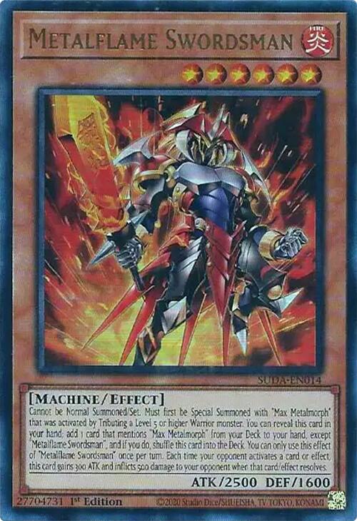 Metalflame Swordsman [SUDA-EN014] Ultra Rare | Exor Games Summserside