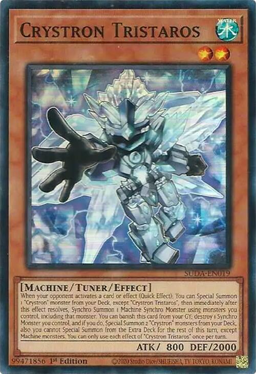 Crystron Tristaros [SUDA-EN019] Super Rare | Exor Games Summserside