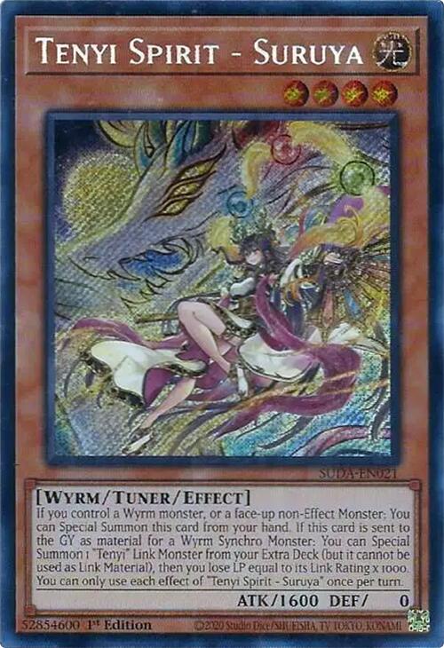 Tenyi Spirit - Suruya [SUDA-EN021] Secret Rare | Exor Games Summserside