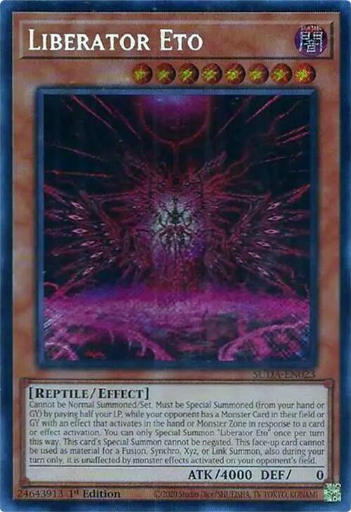 Liberator Eto [SUDA-EN023] Secret Rare | Exor Games Summserside
