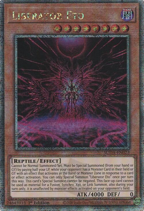 Liberator Eto (Quarter Century Secret Rare) [SUDA-EN023] Quarter Century Secret Rare | Exor Games Summserside
