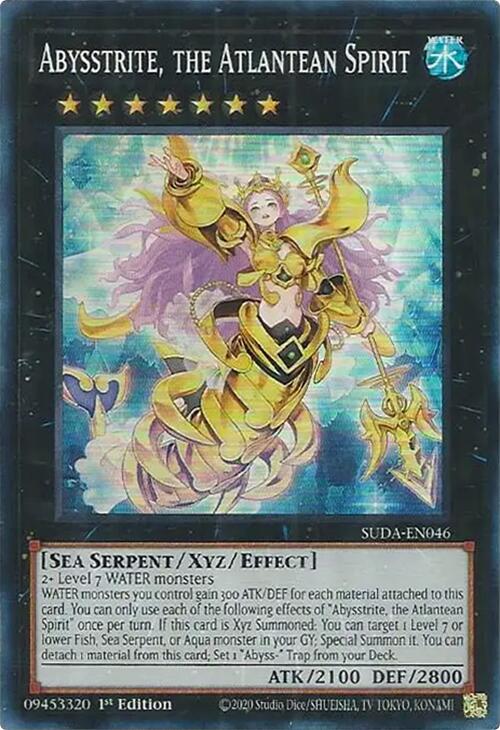 Abysstrite, the Atlantean Spirit [SUDA-EN046] Super Rare | Exor Games Summserside