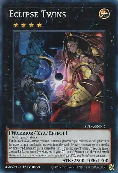 Eclipse Twins [SUDA-EN047] Super Rare | Exor Games Summserside