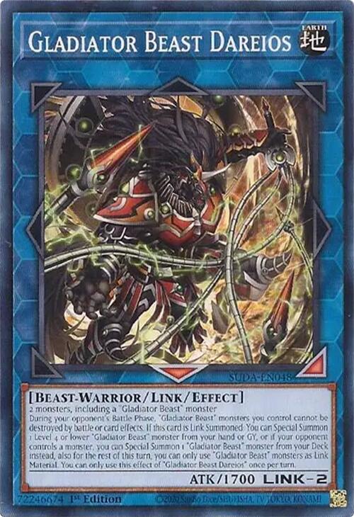 Gladiator Beast Dareios [SUDA-EN048] Common | Exor Games Summserside