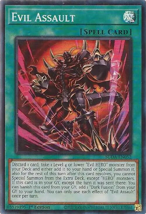 Evil Assault [SUDA-EN052] Super Rare | Exor Games Summserside