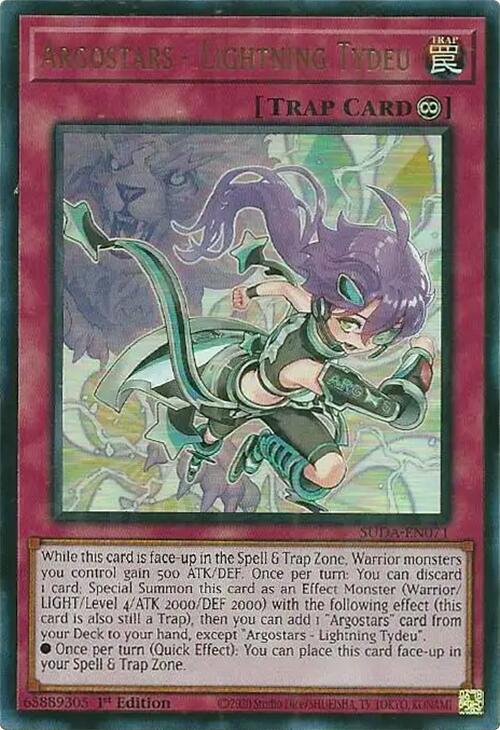 Argostars - Lightning Tydeu [SUDA-EN071] Ultra Rare | Exor Games Summserside