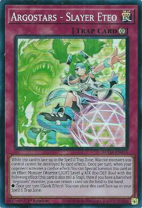 Argostars - Slayer Eteo [SUDA-EN073] Super Rare | Exor Games Summserside
