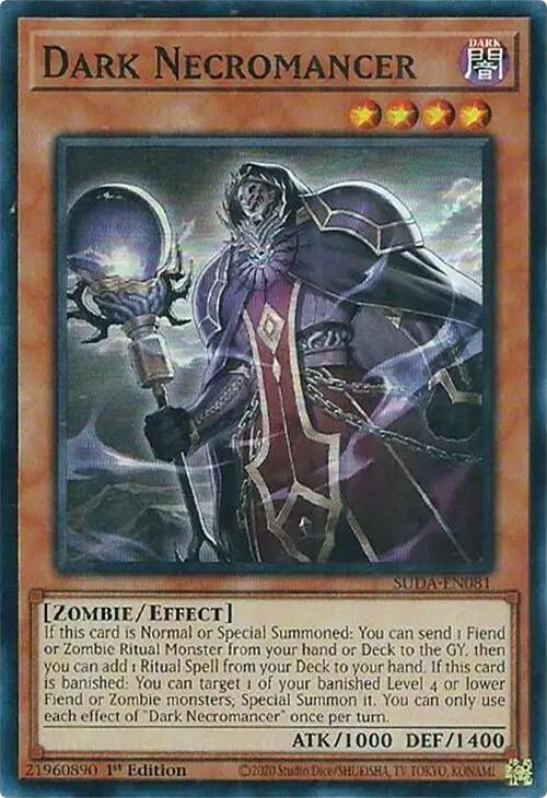 Dark Necromancer [SUDA-EN081] Super Rare | Exor Games Summserside