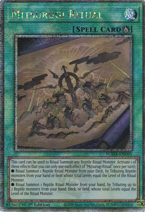 Mitsurugi Ritual (Quarter Century Secret Rare) [SUDA-EN095] Quarter Century Secret Rare | Exor Games Summserside