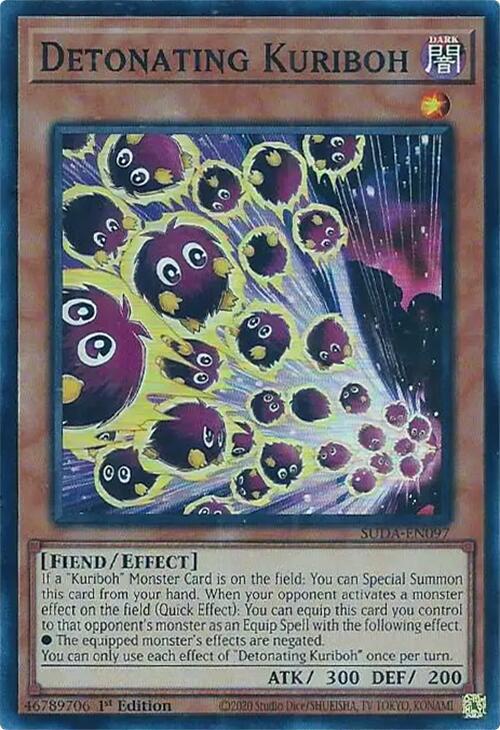 Detonating Kuriboh [SUDA-EN097] Super Rare | Exor Games Summserside
