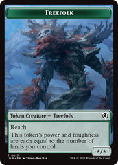 Treefolk // Emblem - Wrenn and Seven Double-Sided Token [Innistrad Remastered Tokens] | Exor Games Summserside