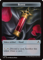 Blood // Clue Double-Sided Token [Innistrad Remastered Tokens] | Exor Games Summserside
