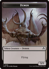 Demon // Human Cleric Double-Sided Token [Innistrad Remastered Tokens] | Exor Games Summserside