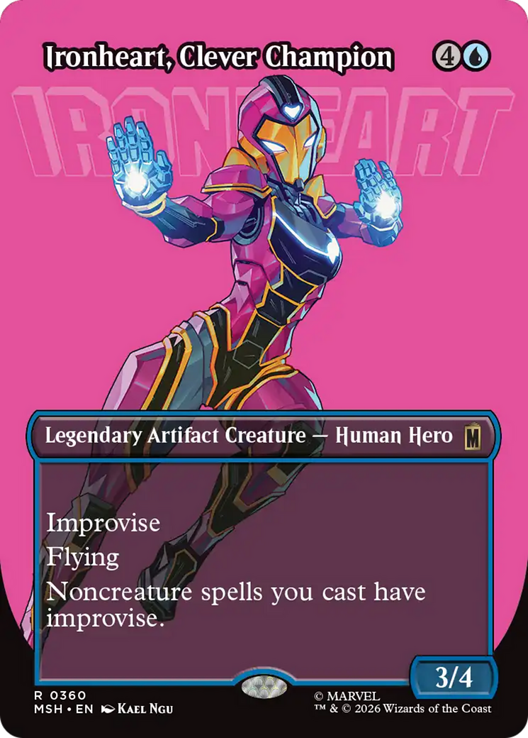 Ironheart, Clever Champion (Borderless) [Marvel Super Heroes] | Exor Games Summserside