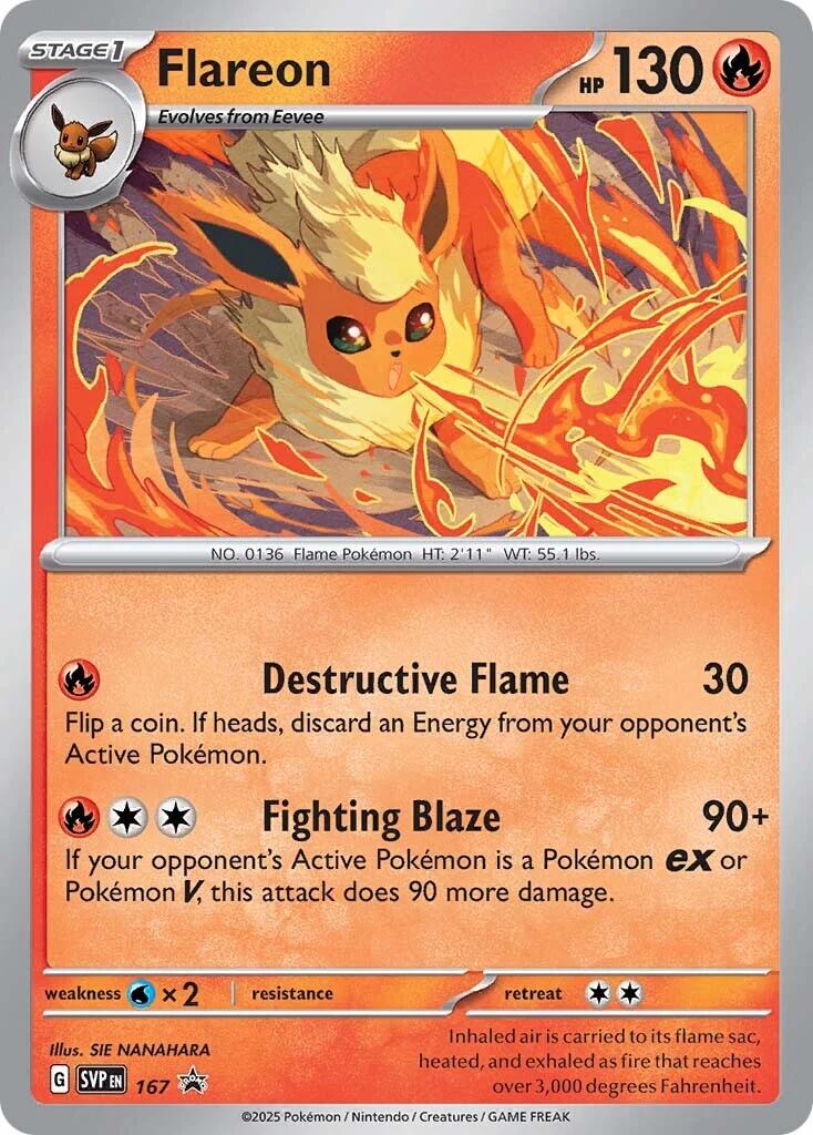 Flareon (SVP167) [Scarlet & Violet: Black Star Promos] | Exor Games Summserside
