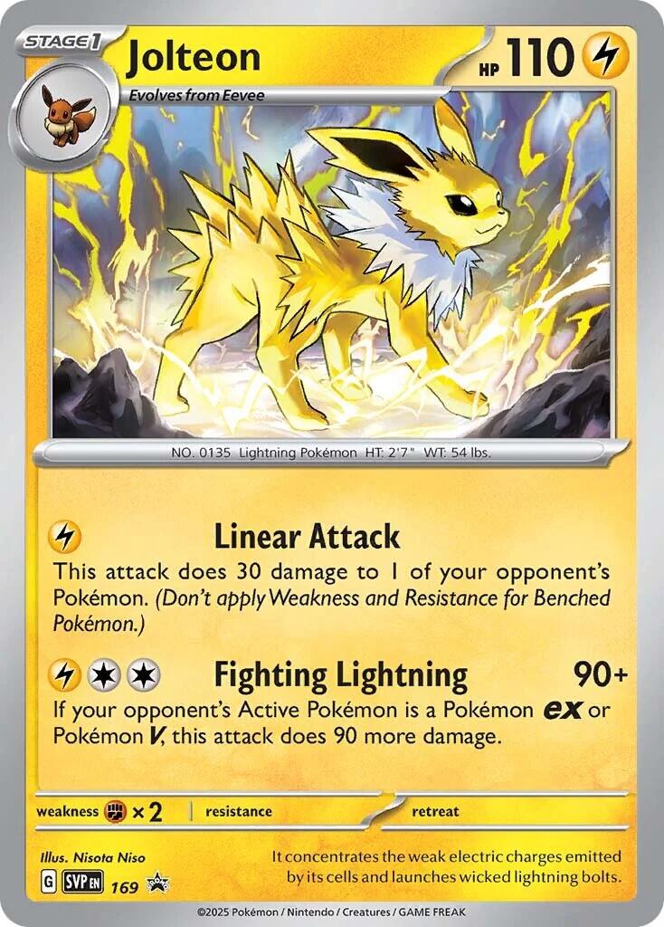 Jolteon (SVP169) [Scarlet & Violet: Black Star Promos] | Exor Games Summserside