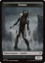 Zombie (0010) // Blood Double-Sided Token [Innistrad Remastered Tokens] | Exor Games Summserside