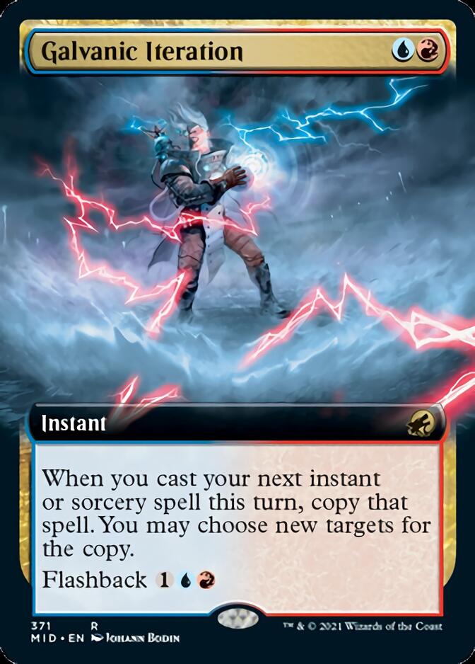 Galvanic Iteration (Extended Art) [Innistrad: Midnight Hunt] | Exor Games Summserside