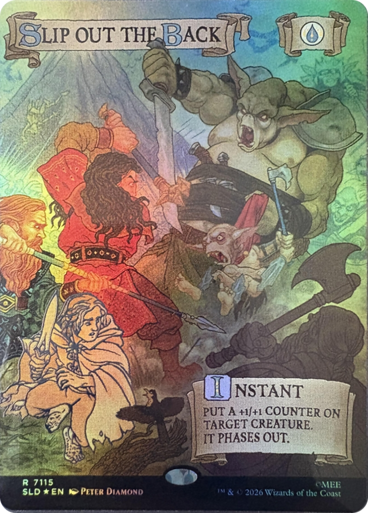 Slip Out the Back (Out Of Sight Foil) [Secret Lair Drop Series] | Exor Games Summserside
