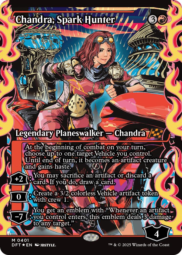 Chandra, Spark Hunter (Showcase) (Japanese) [Aetherdrift] | Exor Games Summserside