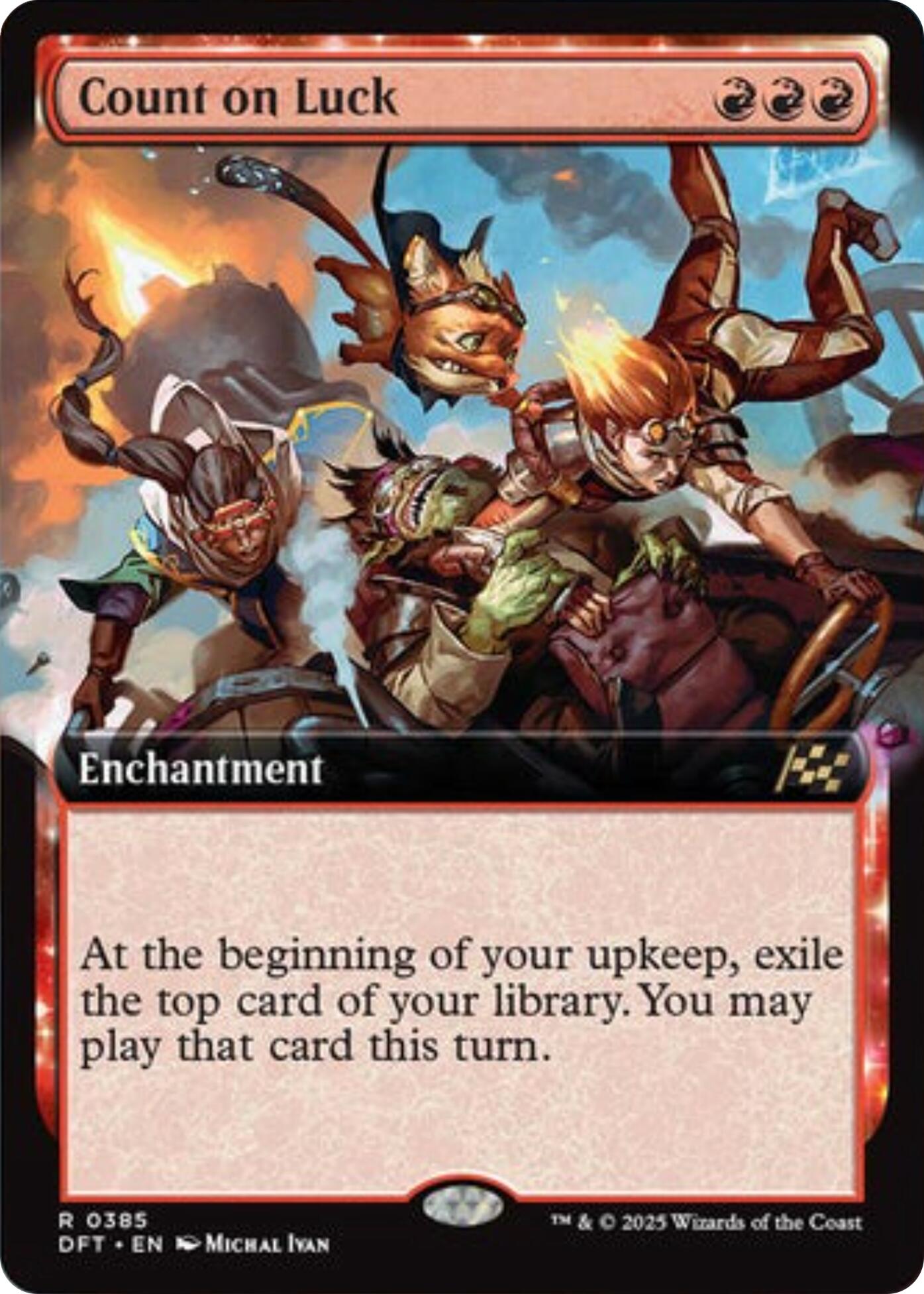 Count on Luck (Extended Art) [Aetherdrift] | Exor Games Summserside