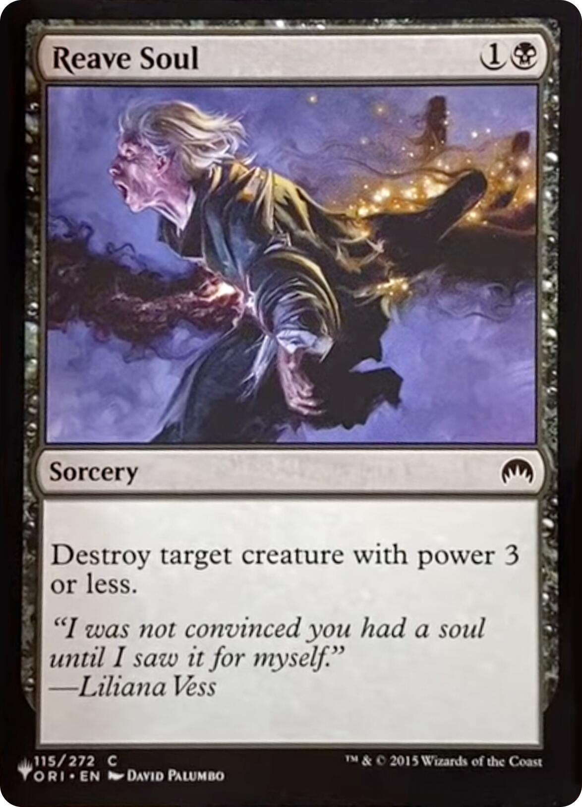 Reave Soul [The List] | Exor Games Summserside