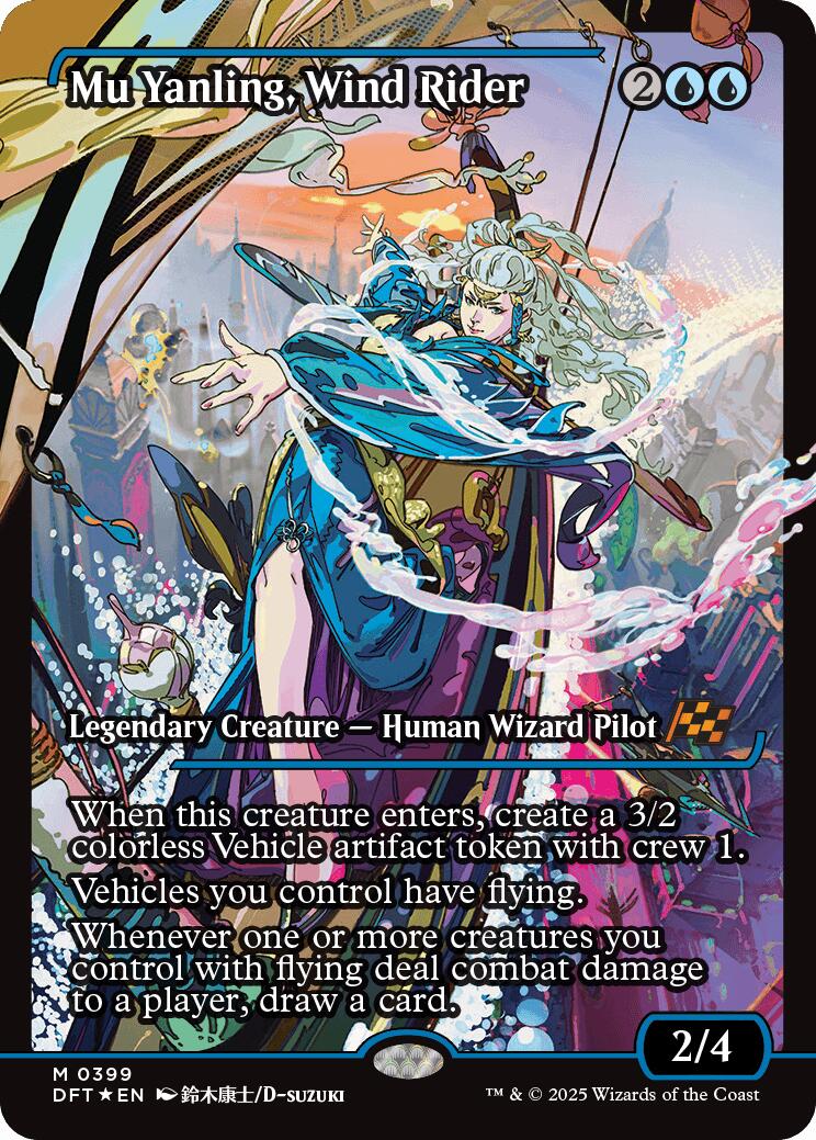 Mu Yanling, Wind Rider (Showcase) (Japanese) [Aetherdrift] | Exor Games Summserside
