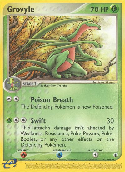 Grovyle (31/109) [EX: Ruby & Sapphire] | Exor Games Summserside