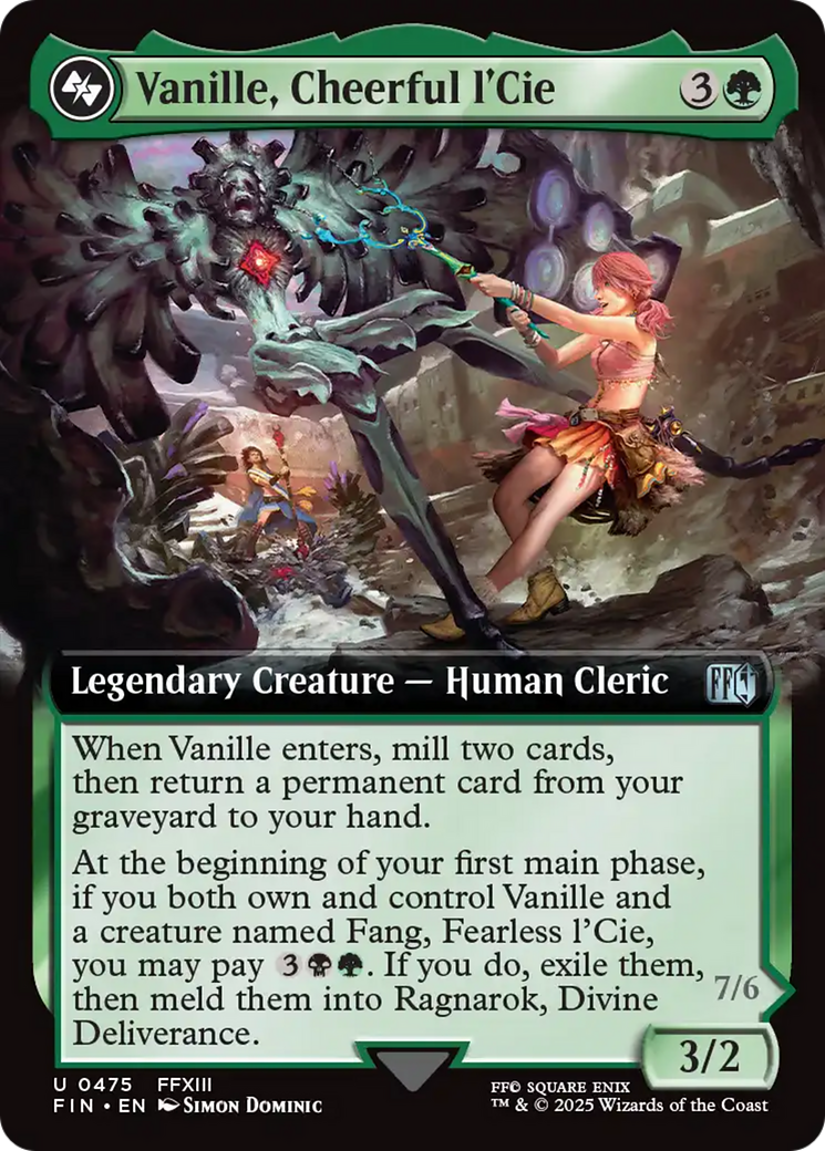 Vanille, Cheerful l'Cie // Ragnarok, Divine Deliverance (Extended Art) [FINAL FANTASY] | Exor Games Summserside